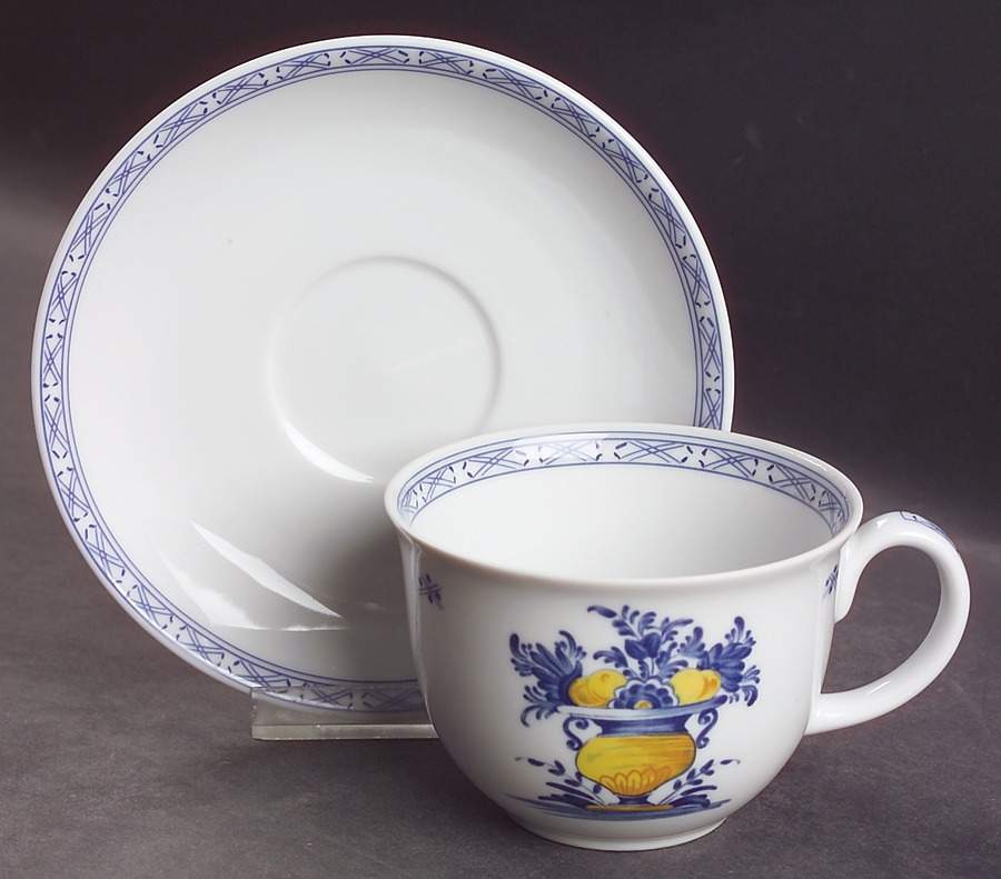 Viana Breakfast Cup & Saucer Set by Vista Alegre-1