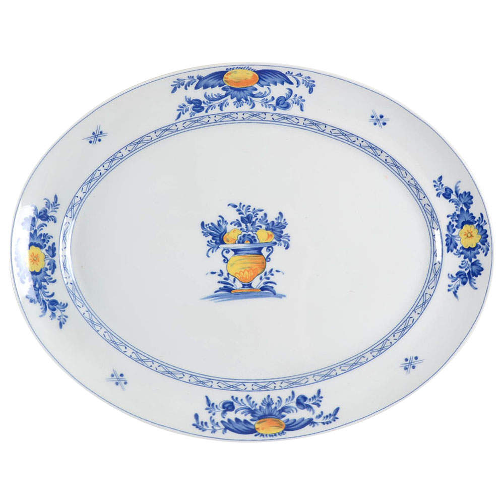 Viana 13" Oval Serving Platter by Vista Alegre-1