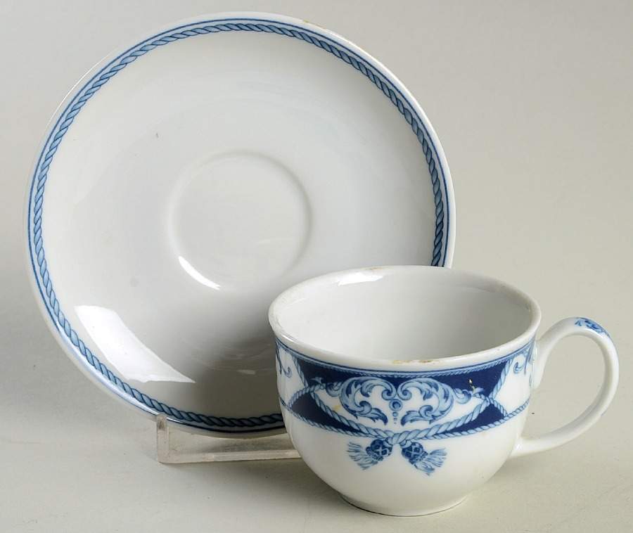 Villa Flat Demitasse Cup & Saucer Set by Vista Alegre-1
