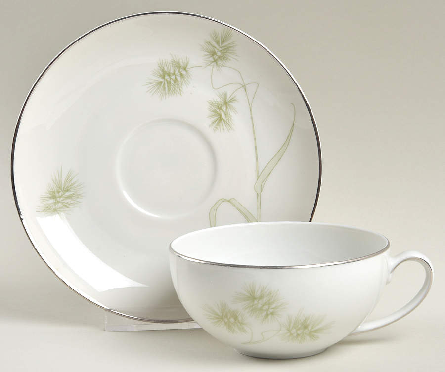 Greenbriar Flat Cup & Saucer Set by Vita Craft-1