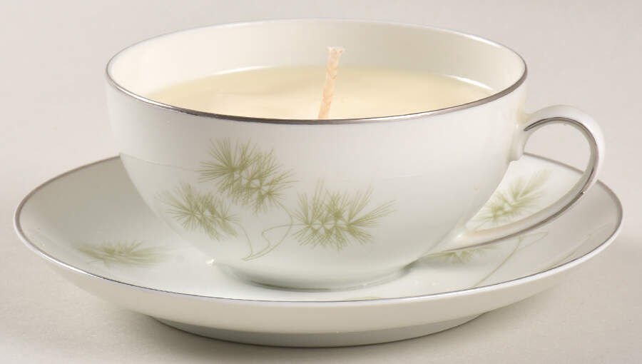 Greenbriar Scented Cup & Saucer Candle-Coffee  HC by Vita Craft-1