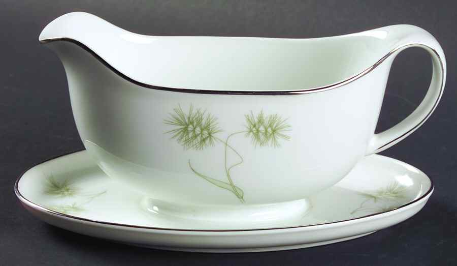 Greenbriar Gravy Boat with Attached Underplate by Vita Craft-1
