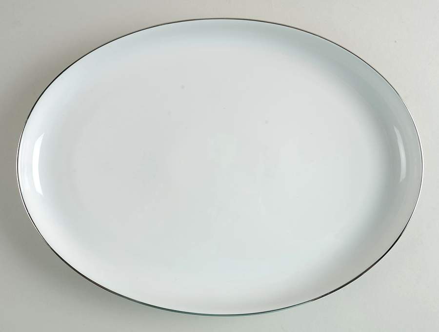 Solitude 13" Oval Serving Platter by Vita Craft-1