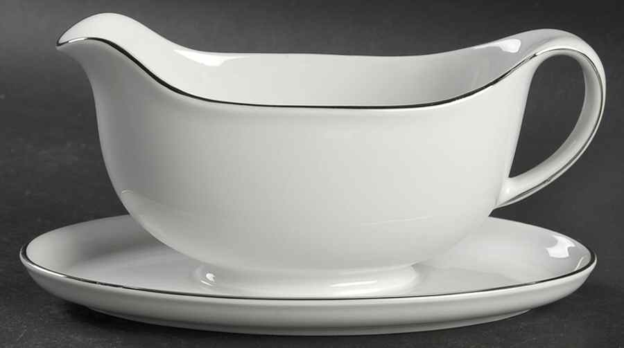 Solitude Gravy Boat with Attached Underplate by Vita Craft-1
