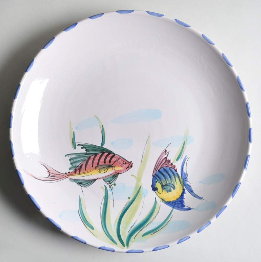 Al Mare 14" Wall Plate by Vietri (Italy)-1