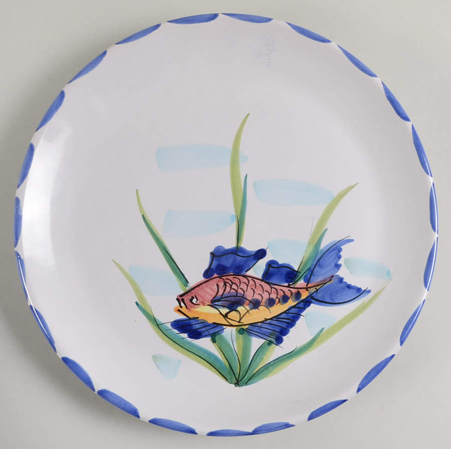 Al Mare 11" Wall Plate by Vietri (Italy)-1
