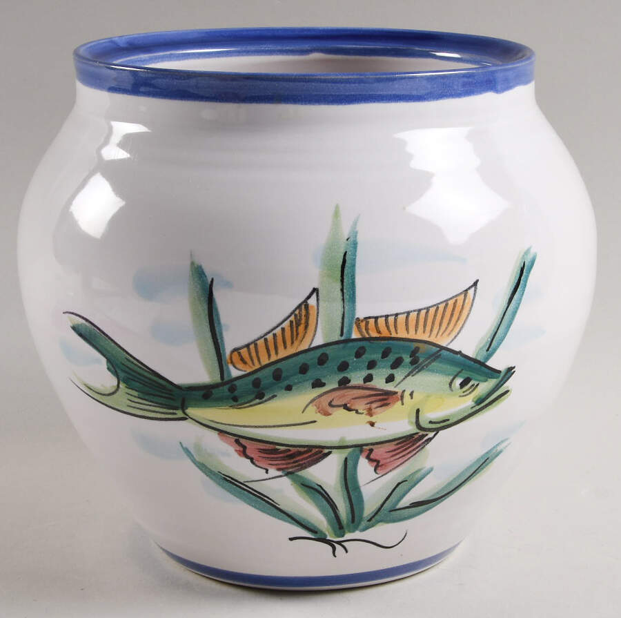 Al Mare Large Canister No Lid by Vietri (Italy)-1