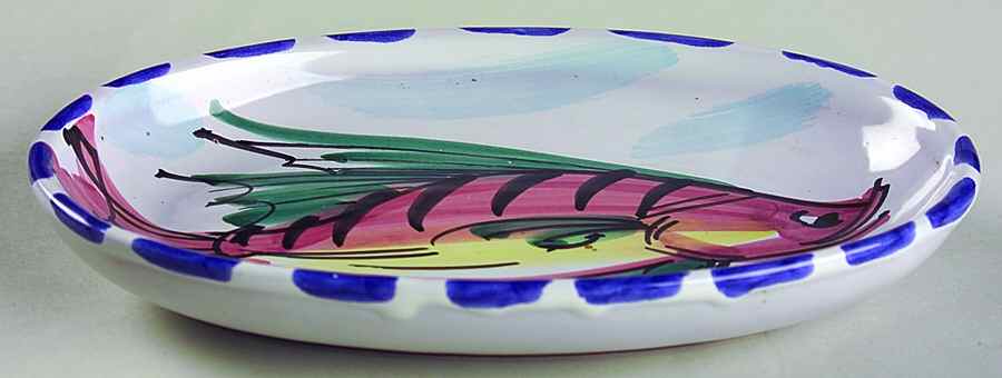 Al Mare 8" Oval Plate by Vietri (Italy)-1