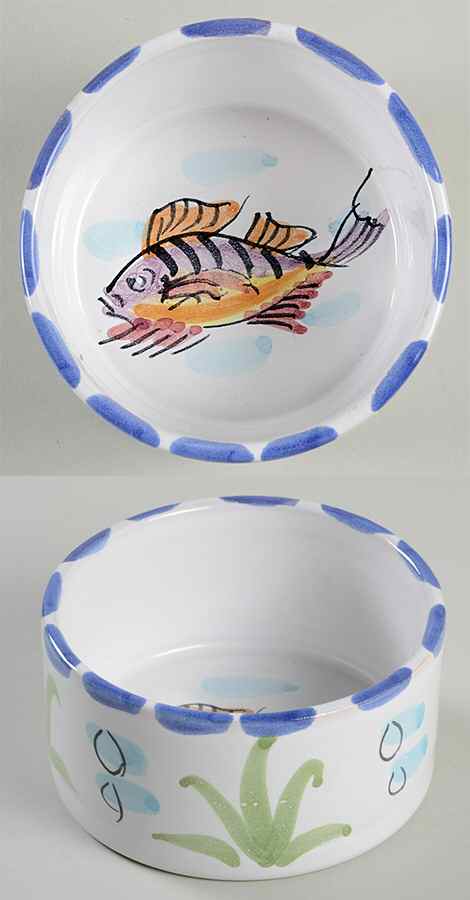 Al Mare Dip Bowl for Chip & Dip Set by Vietri (Italy)-1