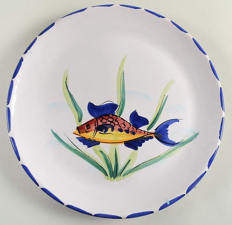 Al Mare Dinner Plate by Vietri (Italy)-1