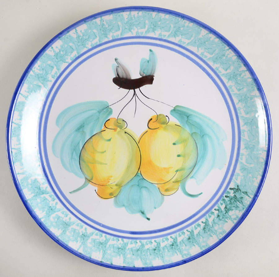 Buon Giorno 14" Deep Round Platter by Vietri (Italy)-1