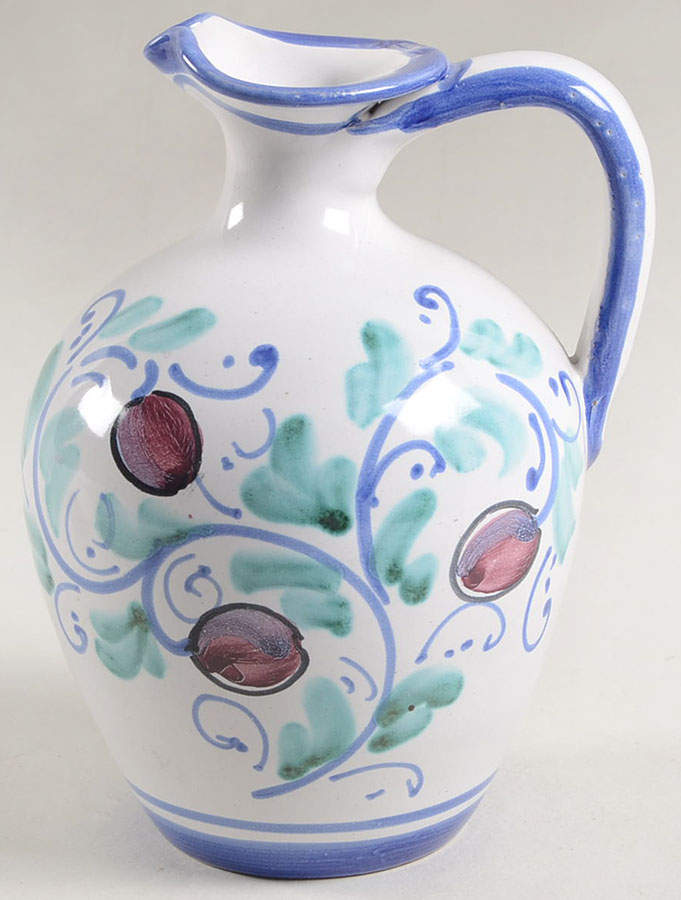 Classico Oil Or Vinegar Cruet No Stopper by Vietri (Italy)-1