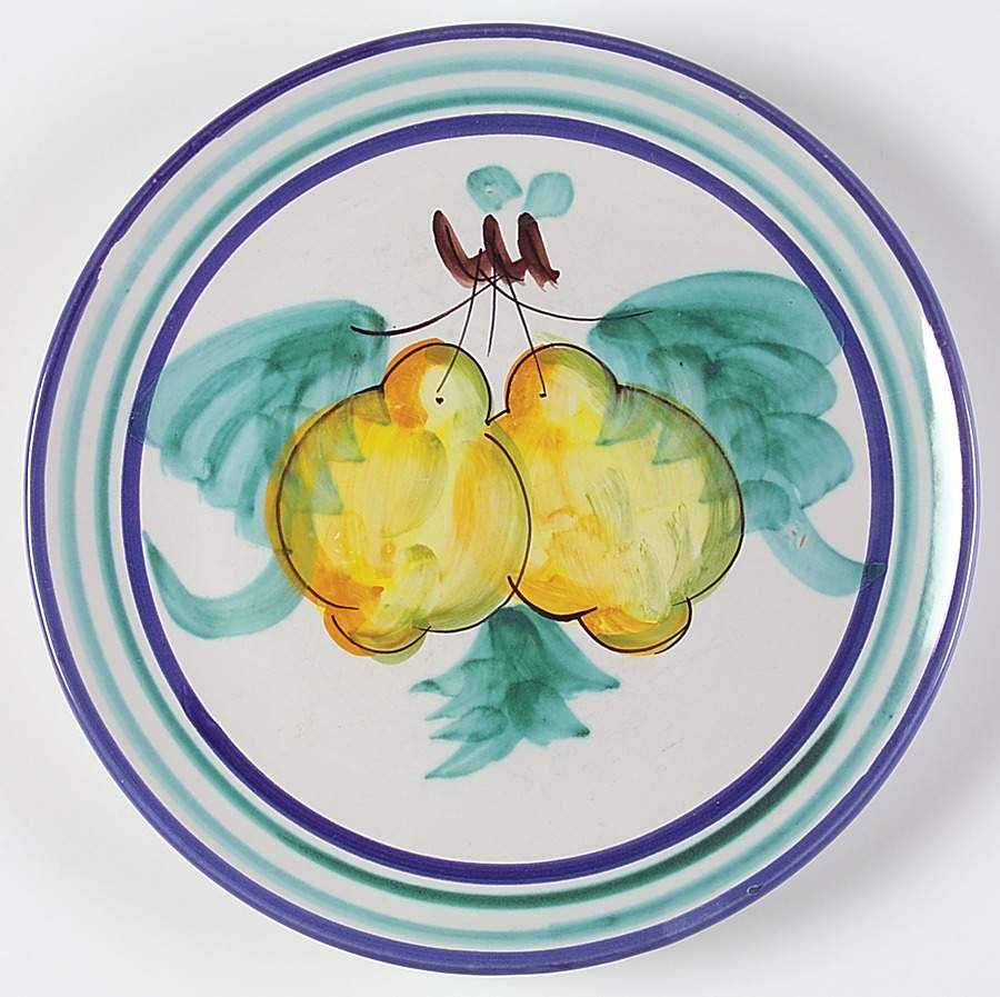 Buon Giorno Dinner Plate by Vietri (Italy)-1