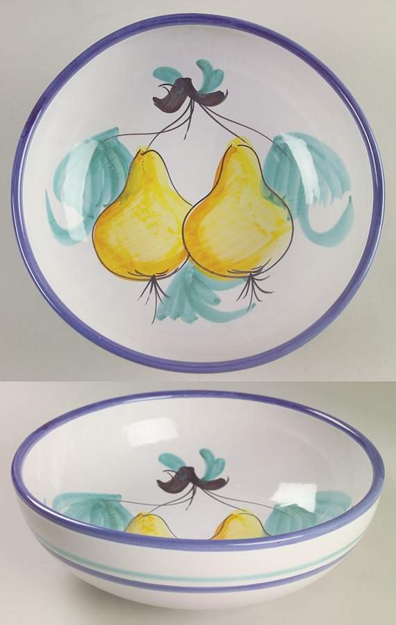 Buon Giorno 8" Soup/Pasta Bowl by Vietri (Italy)-1