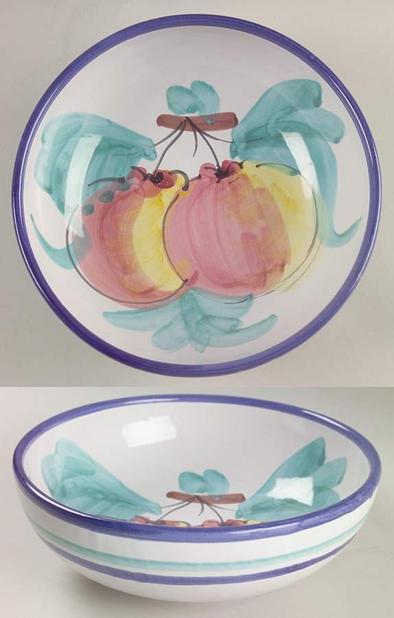 Buon Giorno 8" Soup/Pasta Bowl by Vietri (Italy)-1