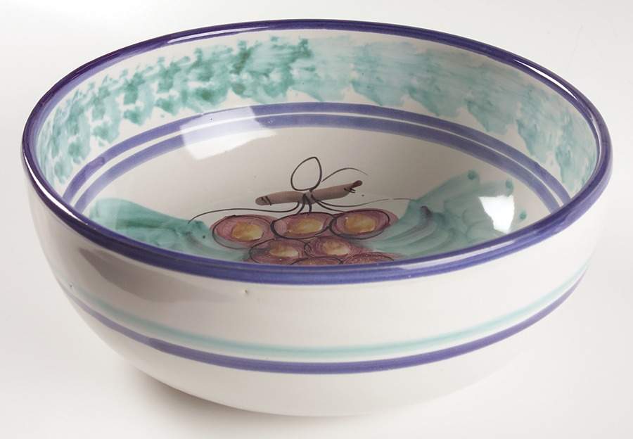 Buon Giorno 10" Round Vegetable Bowl by Vietri (Italy)-1