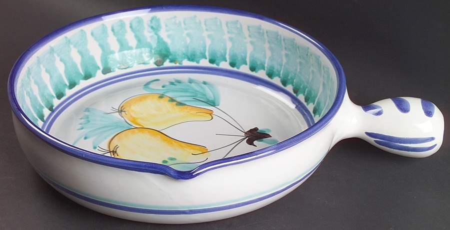 Buon Giorno Round Bowl with Handles by Vietri (Italy)-1
