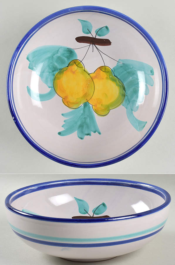 Buon Giorno 8" Soup/Pasta Bowl by Vietri (Italy)-1