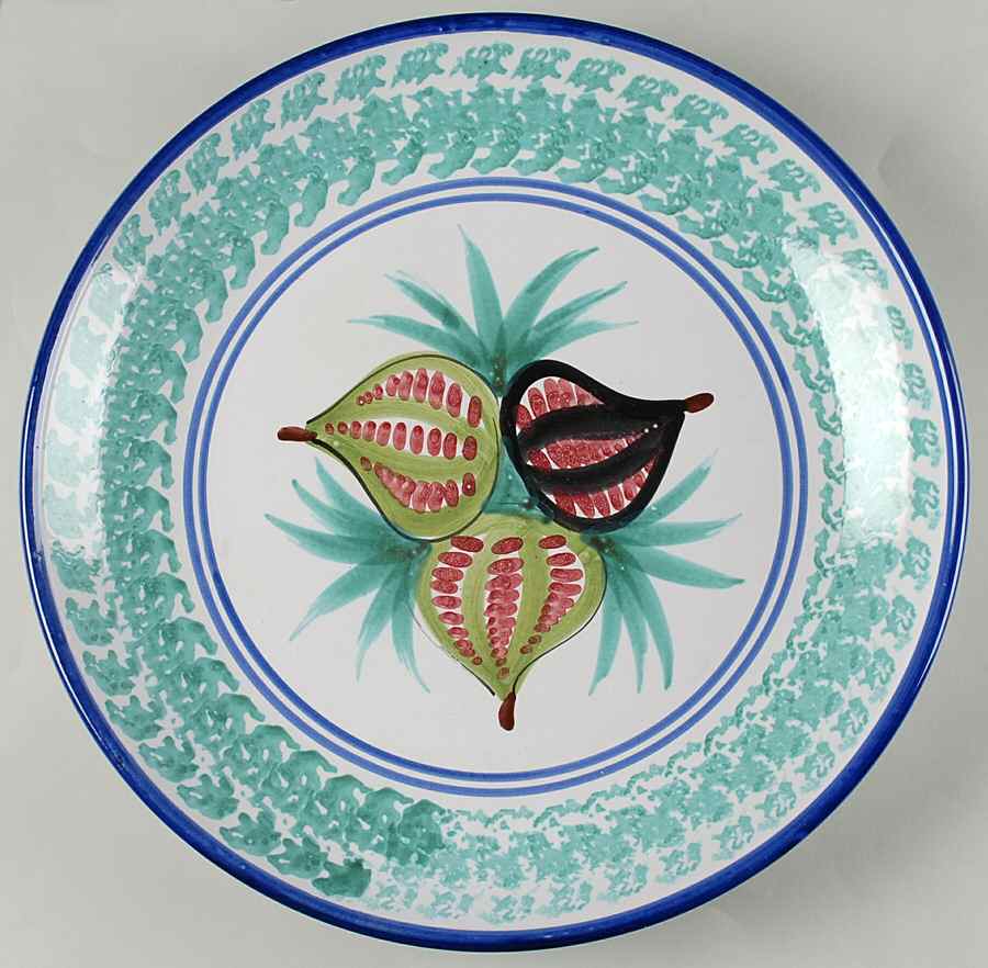 Buon Giorno 14" Deep Round Platter by Vietri (Italy)-1