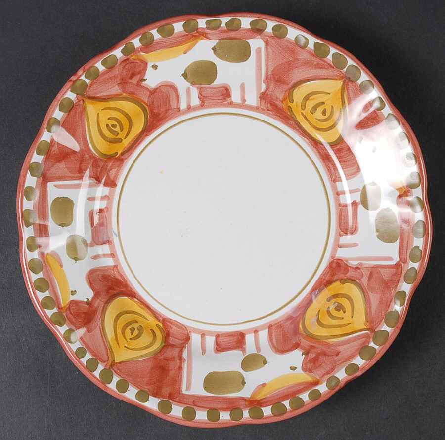 Campagna Cow (Mucca) Salad Plate by Vietri (Italy)-1