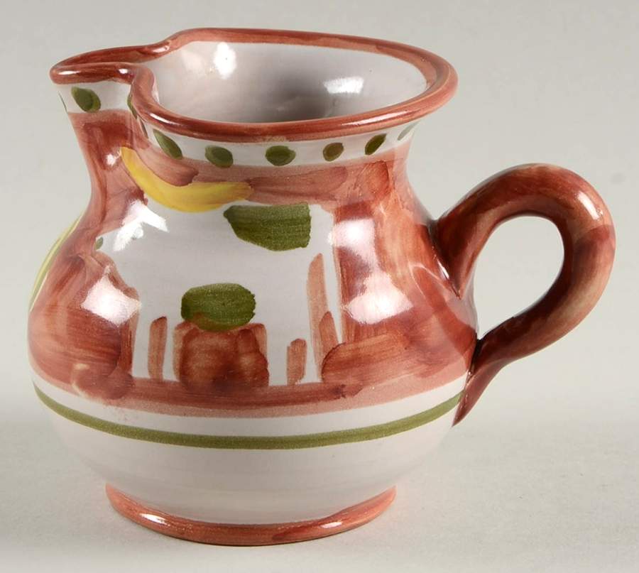 Campagna Cow (Mucca) Creamer by Vietri (Italy)-1