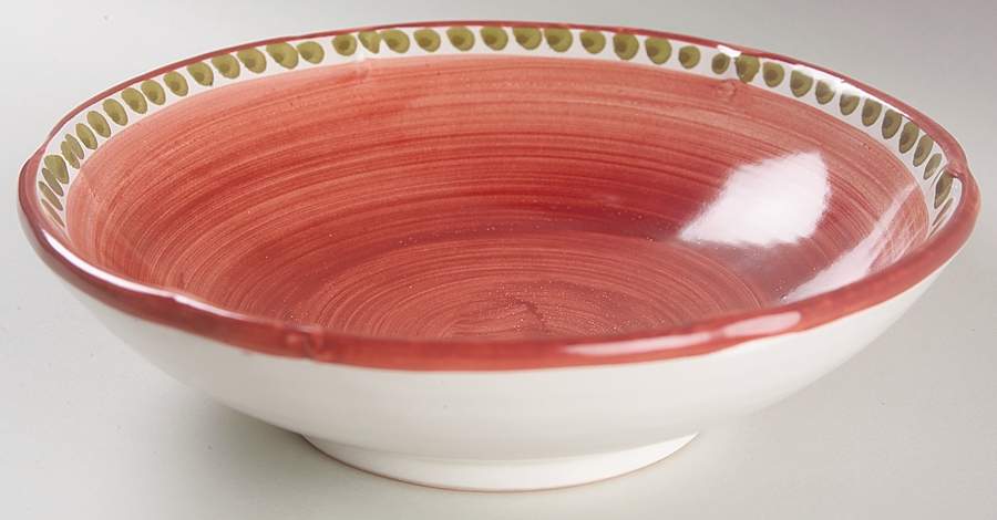 Campagna Cow (Mucca) 8" Individual Pasta Bowl by Vietri (Italy)-1