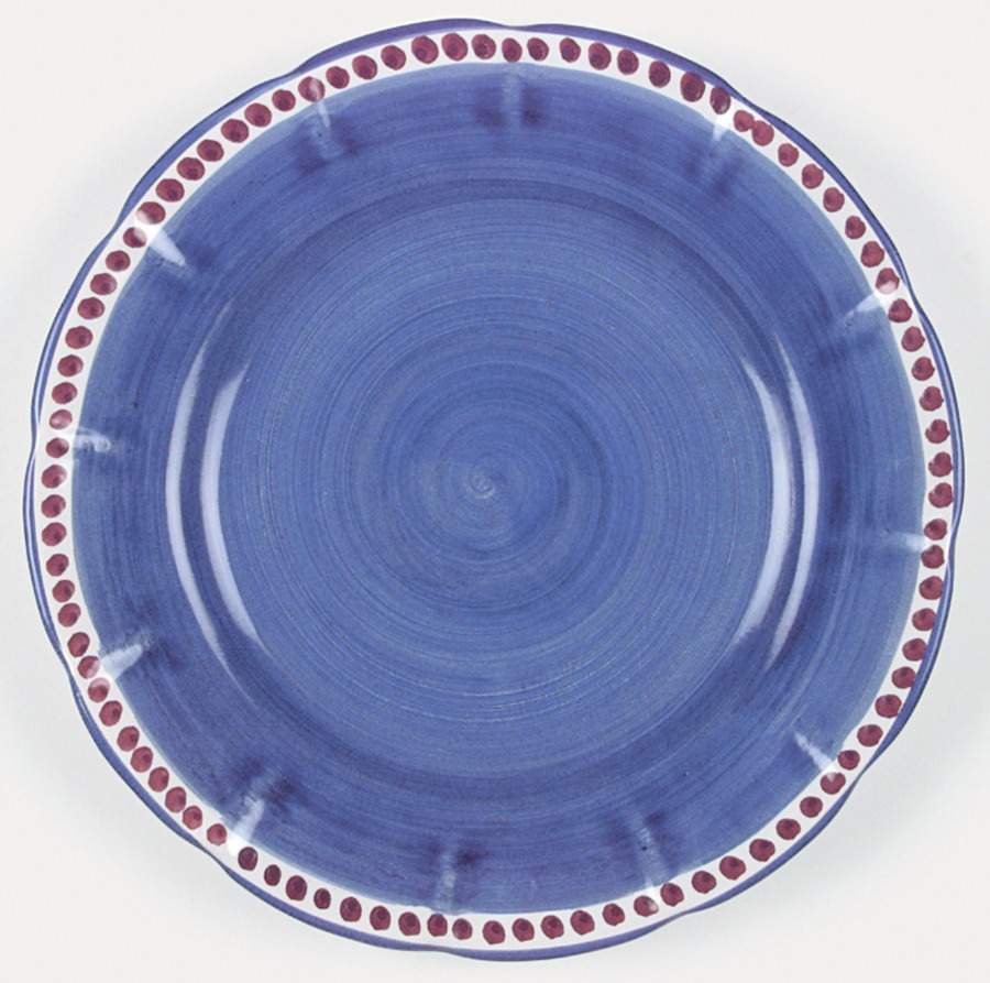 Campagna-Fish Royal Blue (Pesce) Service Plate (Charger) by Vietri (Italy)-1