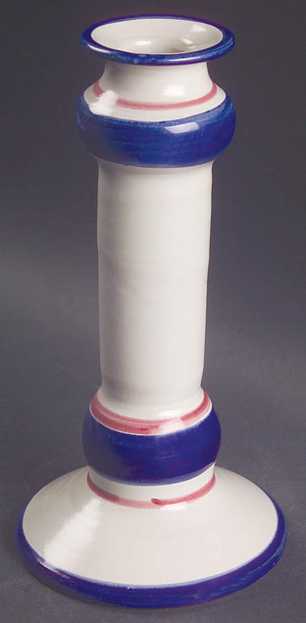 Campagna-Fish Royal Blue (Pesce) 7" Candlestick by Vietri (Italy)-1
