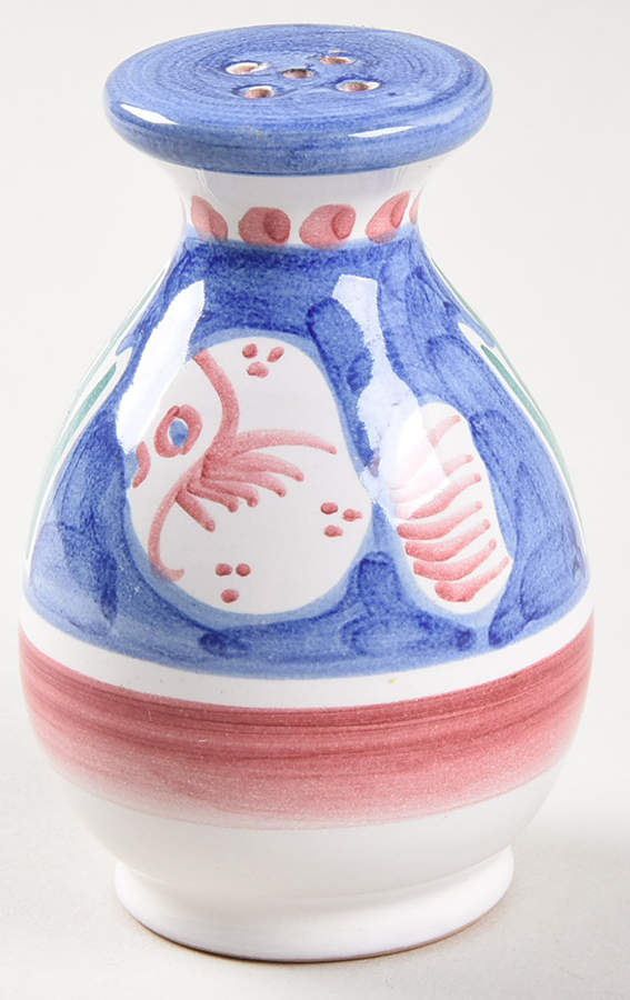 Campagna-Fish Royal Blue (Pesce) Pepper Shaker by Vietri (Italy)-1