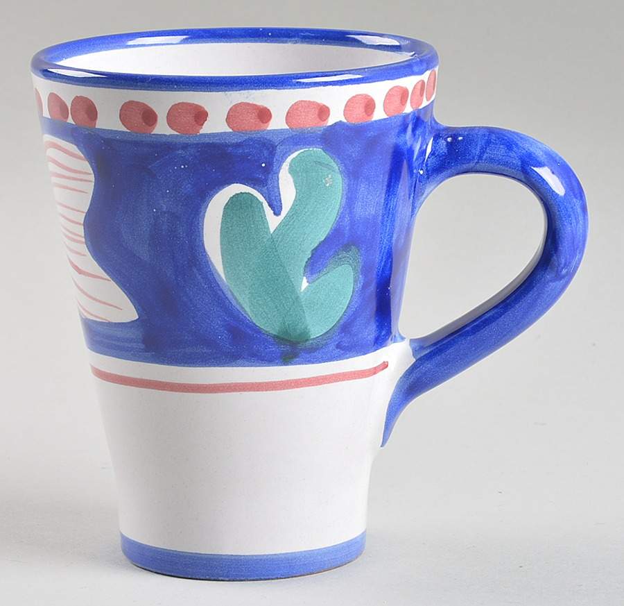 Campagna-Fish Royal Blue (Pesce) Mug by Vietri (Italy)-1