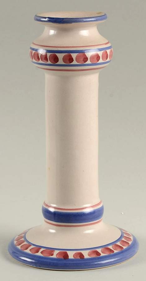 Campagna-Fish Royal Blue (Pesce) 7" Candlestick by Vietri (Italy)-1