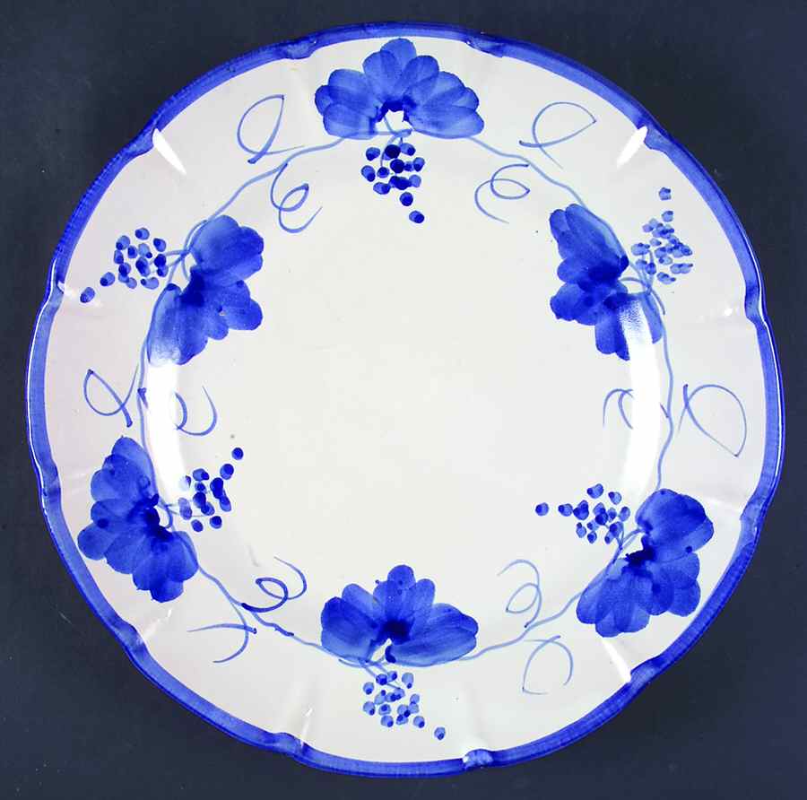 Campagna Uve Dinner Plate by Vietri (Italy)-1
