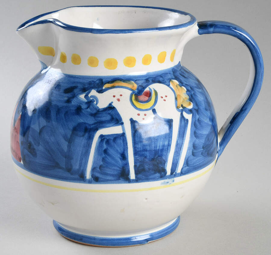 Campagna Horse (Cavallo) 64 Oz Pitcher by Ceramica Artistica (CAS Vietri)-1