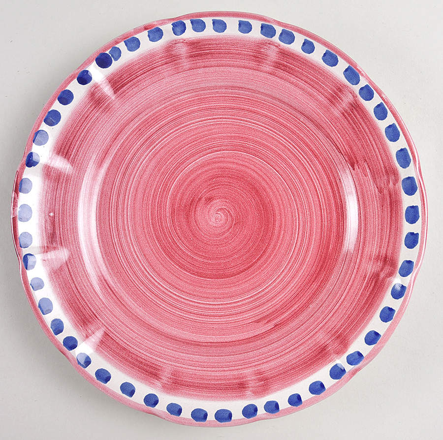 Campagna Pig (Porco) Dinner Plate by Vietri (Italy)-1