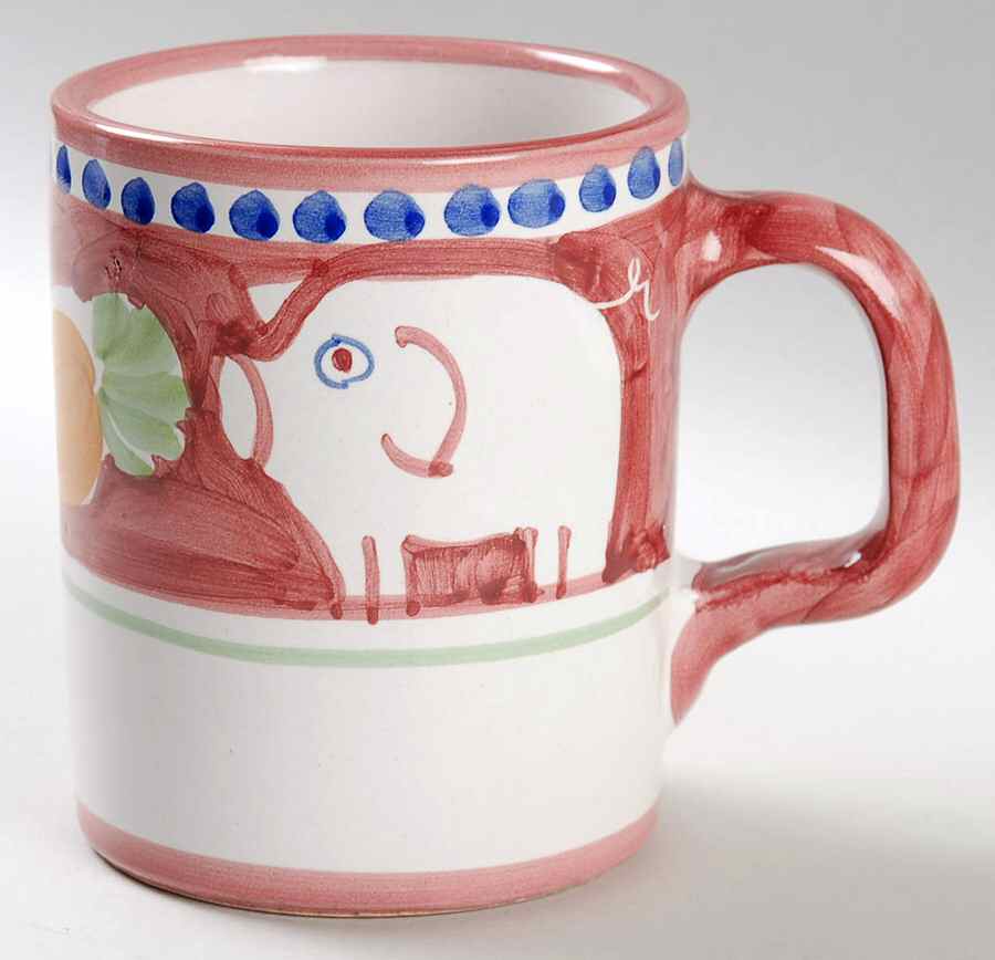 Campagna Pig (Porco) Mug by Vietri (Italy)-1