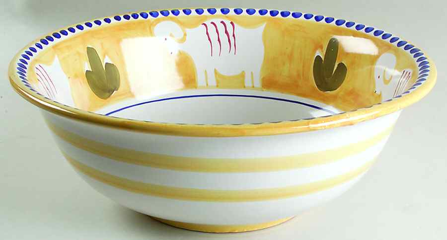 Campagna Ram (Montone) 15" Pasta Serving Bowl by Vietri (Italy)-1