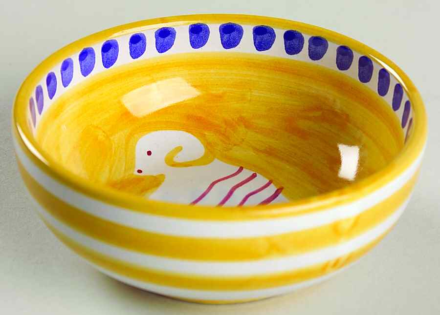 Campagna Ram (Montone) Condiment Bowl by Vietri (Italy)-1