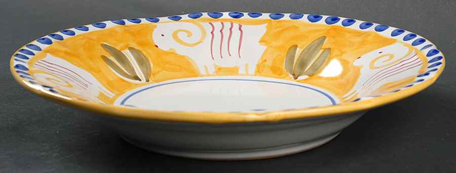 Campagna Ram (Montone) 9" Soup/Pasta Bowl by Vietri (Italy)-1