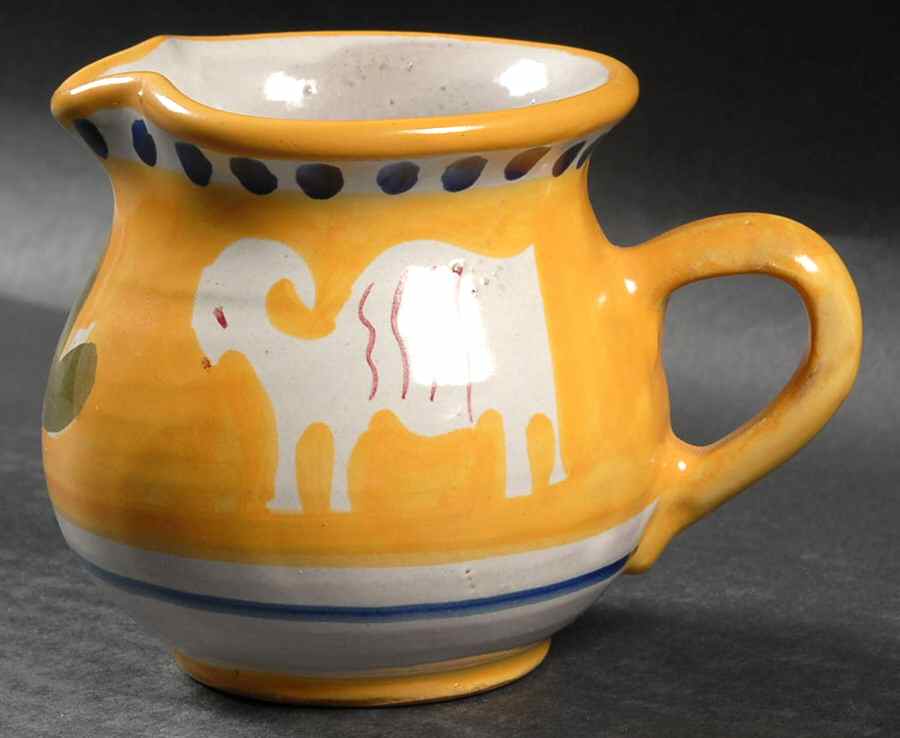 Campagna Ram (Montone) Creamer by Vietri (Italy)-1