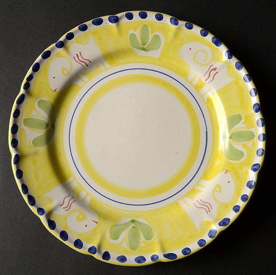 Campagna Ram (Montone) Dinner Plate by Vietri (Italy)-1