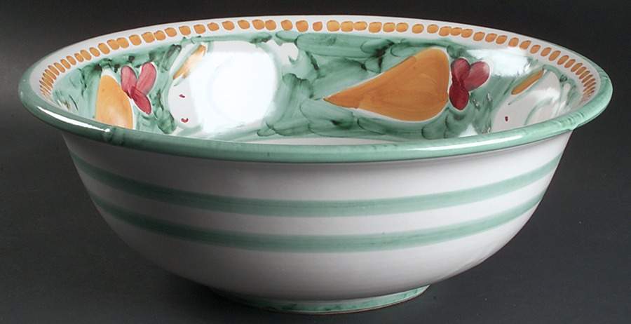 Campagna Rabbit (Coniglio) 15" Pasta Serving Bowl by Vietri (Italy)-1