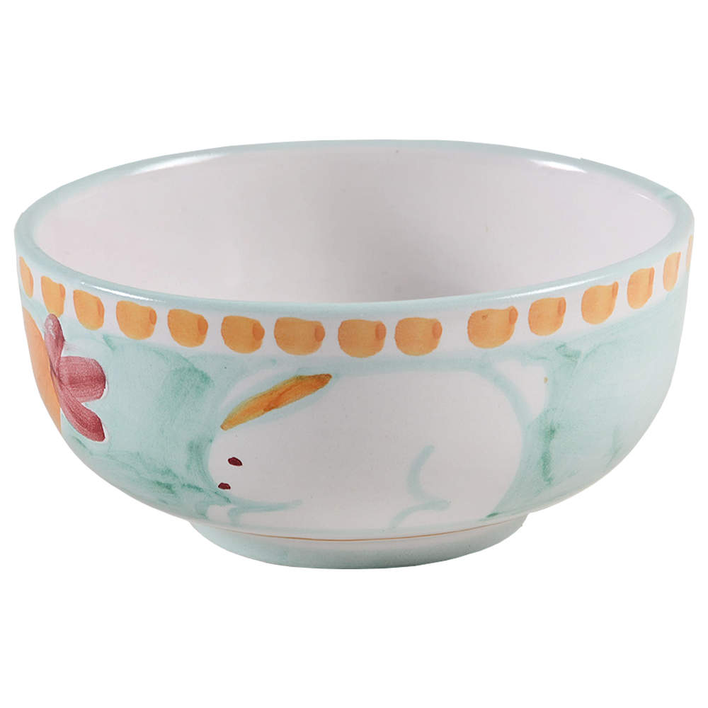 Campagna Rabbit (Coniglio) Soup/Cereal Bowl by Vietri (Italy)-1