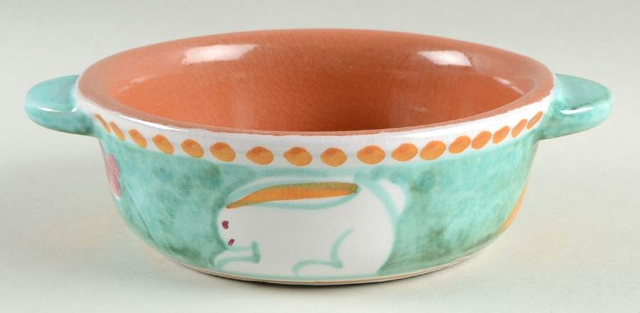 Campagna Rabbit (Coniglio) Individual Baker by Vietri (Italy)-1