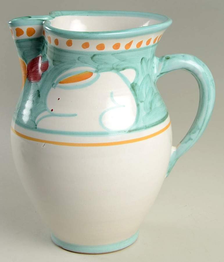 Campagna Rabbit (Coniglio) 80 Oz Pitcher by Vietri (Italy)-1