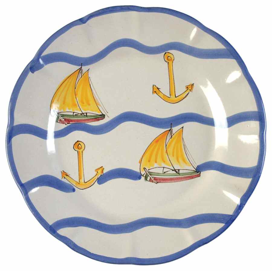 Capri Salad Plate by Vietri (Italy)-1