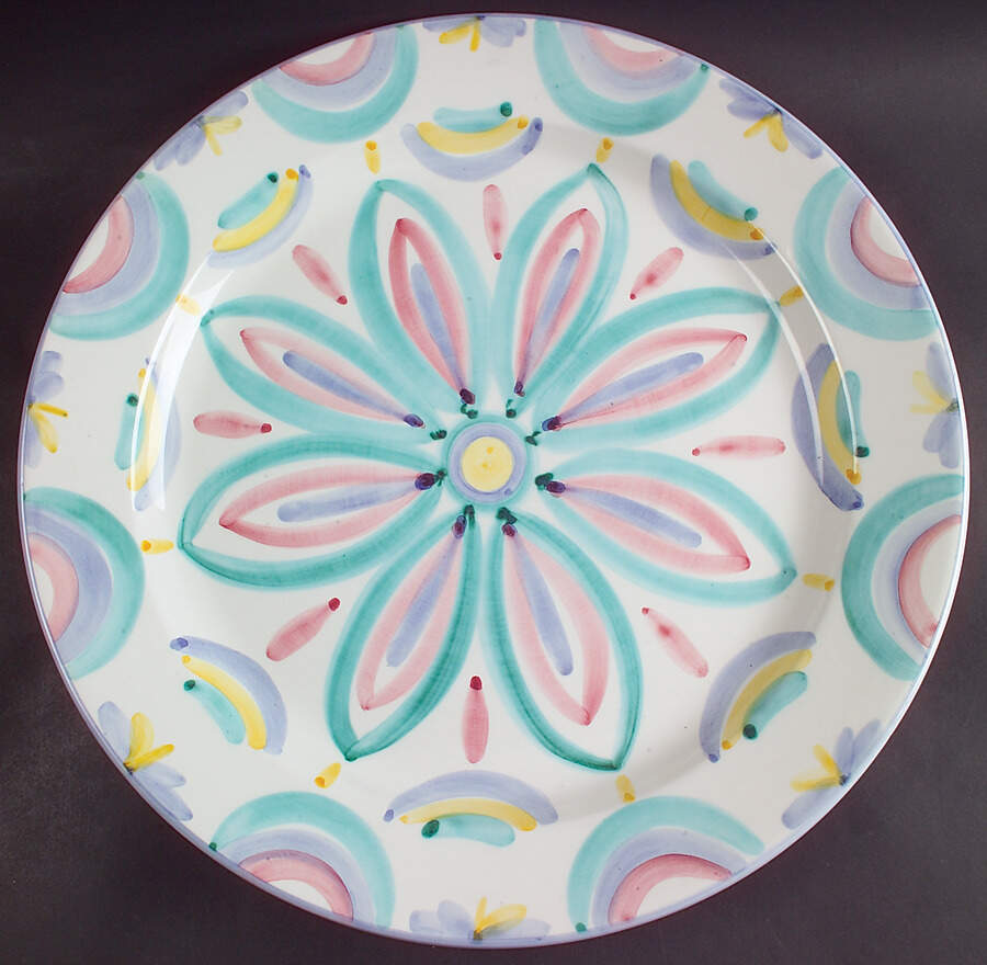 Colore 16" Chop Plate (Round Platter) by Vietri (Italy)-1