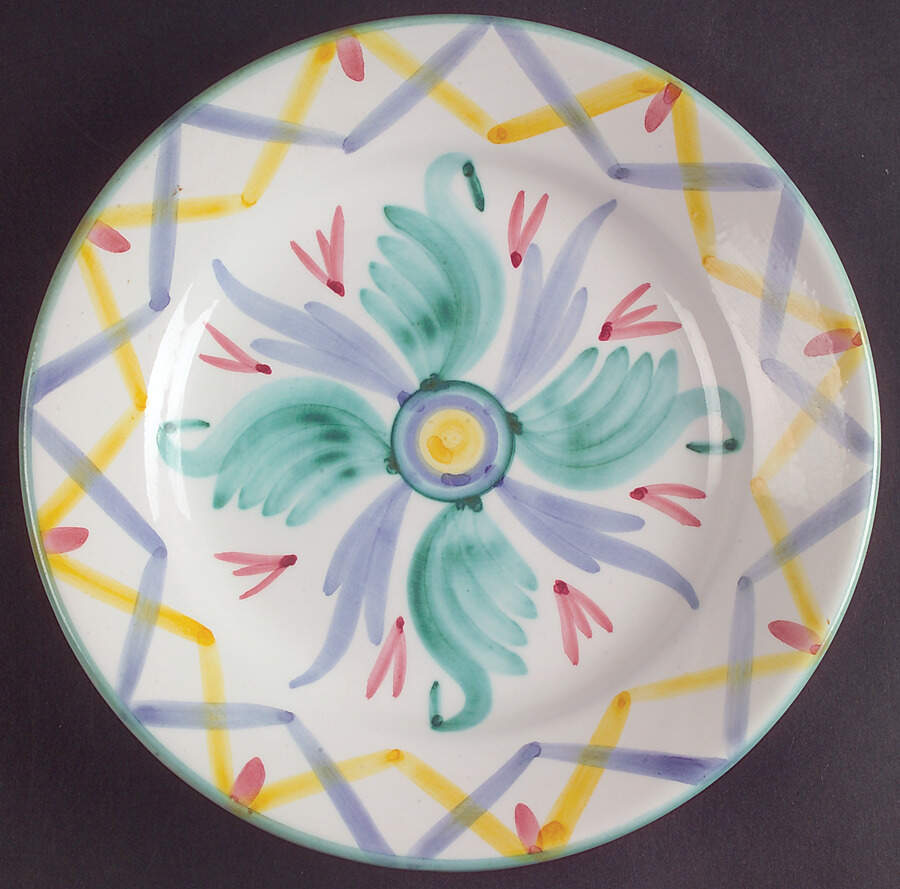 Colore Salad Plate by Vietri (Italy)-1