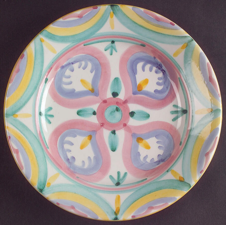 Colore Salad Plate by Vietri (Italy)-1