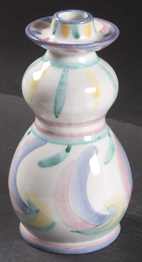 Colore 7" Candlestick by Vietri (Italy)-1