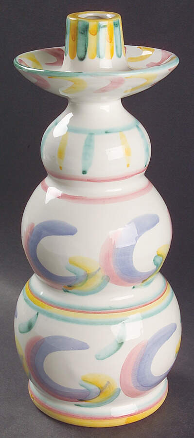 Colore 10" Candlestick by Vietri (Italy)-1